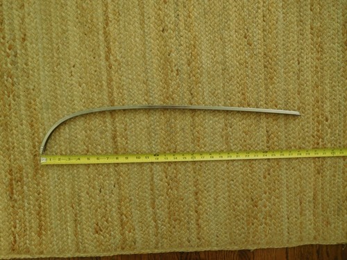 1942 1946 Pontiac 26 Streamliner Six Left Hand Rear Lower Fender Molding NOS - Picture 3 of 8