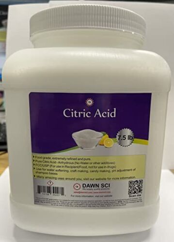 Ácido cítrico grado alimenticio FCC/USP granular anhidra no transgénico 40 lb - Imagen 3 de 8