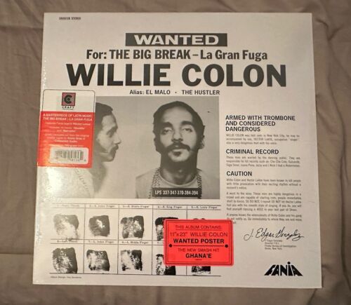 Willie Colon🇵🇷THE BIG BREAK / LA GRAN FUGA (SALT N’ PEPPA LP)+ Poster SEALED🔥 - Imagen 2 de 6