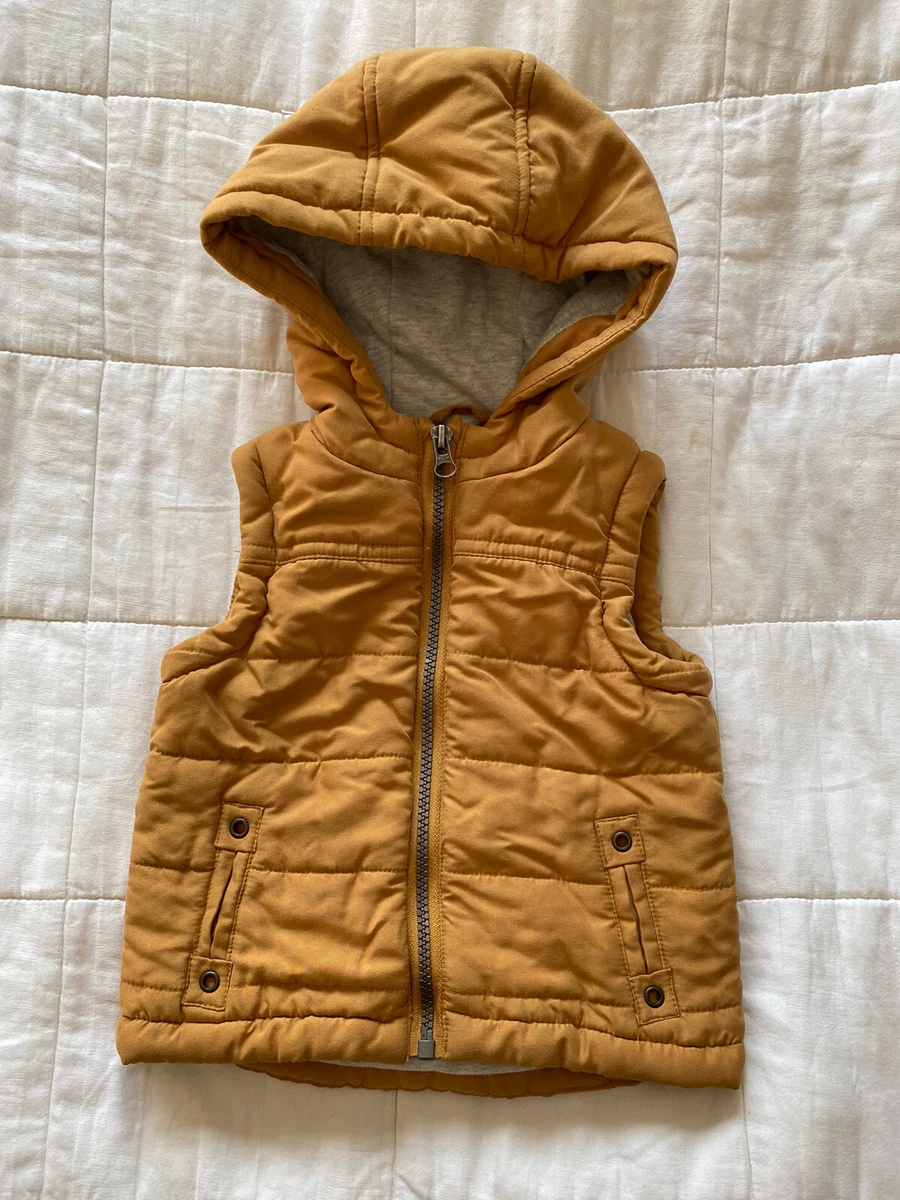Boys top orange gilet