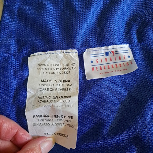 Texas Rangers MLB Valance Window Topper Curtain Blue 84x16" Genuine Merch Dorm - Picture 4 of 5