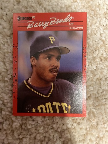 1990 Donruss Barry Bonds carte d'erreur #126 - Photo 1 sur 3