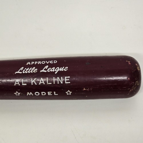 Spalding Brown 28” Wood Baseball Bat Al Kaline Little League Model 48-131 Taped - Picture 9 of 11