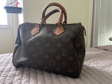 Louis Vuitton Speedy Duffle 25 Brown Canvas