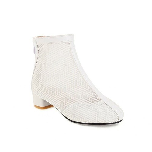 Para mujeres Zapatos planos informales bloque tacón medio Motor Moda Malla Botines 44 45 - Imagen 10 de 26