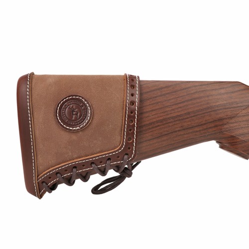 TOURBON Canvas Leather Recoil Pad Shotgun Buttstock Protector Slip-on Hunting - Picture 15 of 24