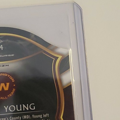 2020 Select Football Chase Young Neon Green Die Cut SP RC Card Rookie - Picture 9 of 11