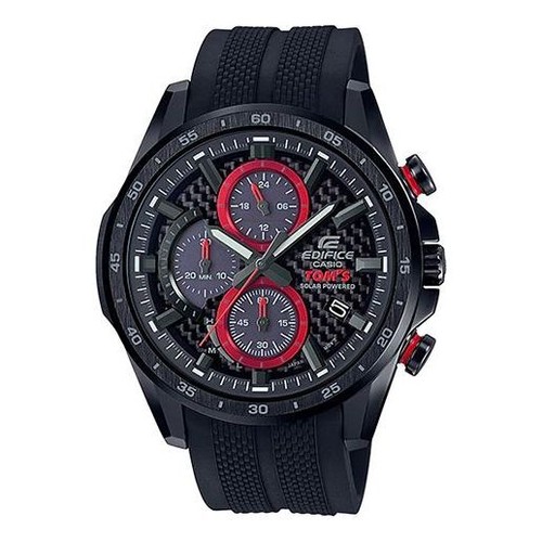 CASIO EDIFICE TOM'S RACING SOLAR CHRONOGRAPH LTD WATCH EQS-900TMS-1AJR TOYOTA - 第 2/5 張圖片
