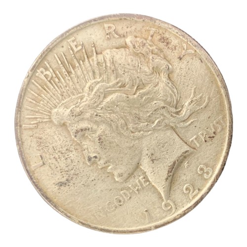 1923 Peace Silver Dollar - 90% US Coin - Picture 4 of 4