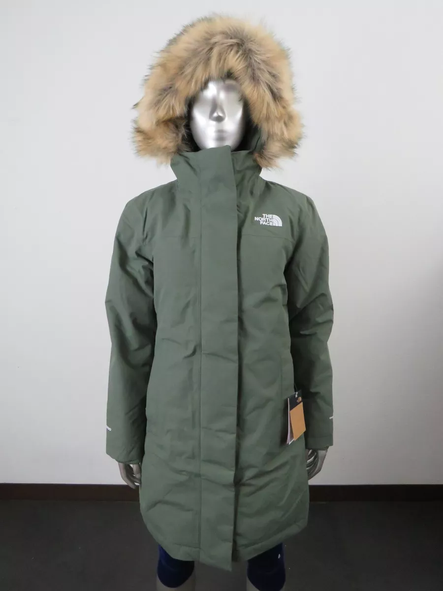 NWT Womens The North Face TNF Arctic Parka Down Warm Winter Jacket - Thyme  Green