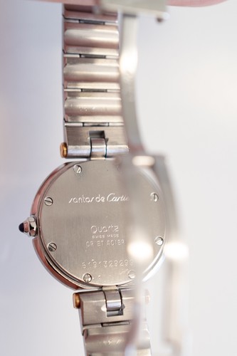 Cartier Armbanduhr Damen Santos Ronde Uhr, Generalüberholt mit Garantie - Bild 5 von 9