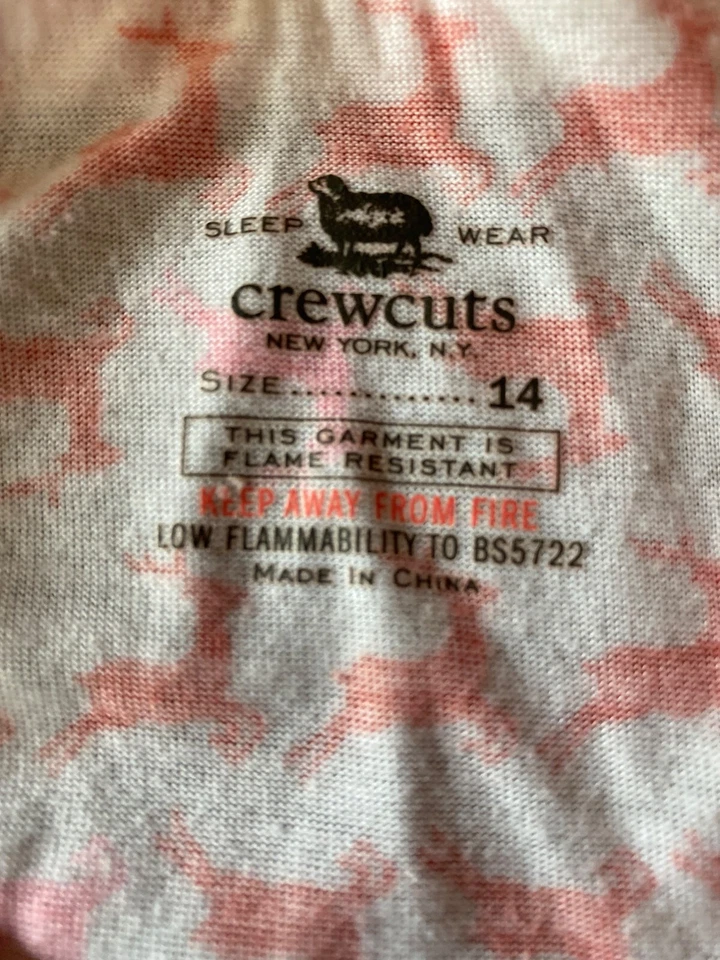 Vestido de noche de reno rojo de vacaciones Crew Cuts para niños talla 14 Foto 3 de 4