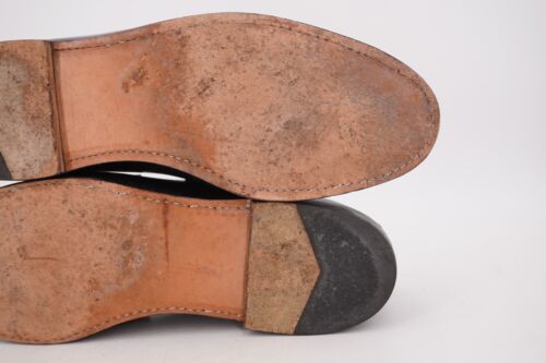 $893 | MOCASSINO ALDEN 12 B NERO SHELL CINTURINO CORDOVAN LHS RISOLED - Foto 17 di 19