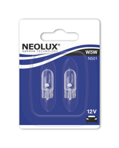 Standard Bulbs - W5W 12V 5W (501) - W2.1x9.5d NEOLUX N501-02B