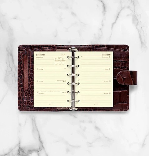 filofax Kalendereinlage 2026 POCKET cotton cream, 1Woche / 2Seiten Nr. 26-68258 - Bild 4 von 4