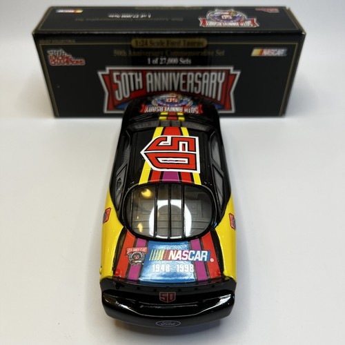 Racing Champions NASCAR 1:24 1998 50th Anniversary 2 Car Set Chevy, Ford - Picture 5 of 12