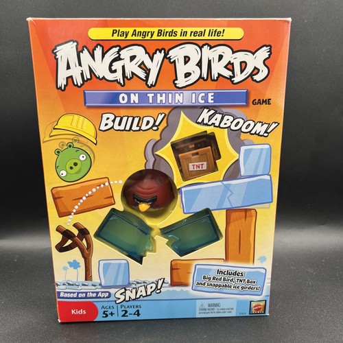 Mattel Angry Birds On Thin Ice New Open Box - Cards Sealed 2011 - Picture 10 of 10