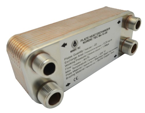 Intercambiador de calor de placas Nordic Tec 3/4'' aislamiento opcional 100 8... - Imagen 8 de 60