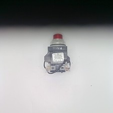 NEW GENERAL ELECTRIC CR104PLT32R RED, PUSH TO TEST, 120V TRANSFORMER TYPE