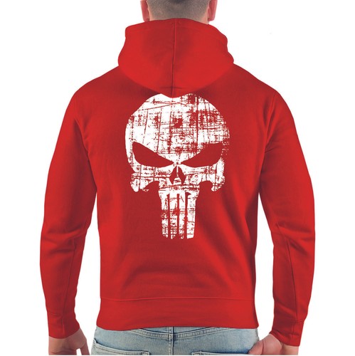 Sudadera con capucha para hombre Alemania Oriental con estampado en la espalda Calavera Eastside - Imagen 22 de 25