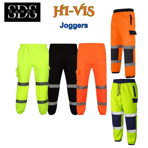 Pantaloni da lavoro Hi Vis Viz pantaloni/jogger inferiori alta visibilità riflettenti - Foto 3 di 18