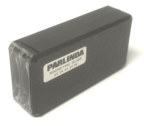 Magnifier Glass Sliding pocket Parlinda 2X 3X 4X 5X 8X portable EUC Retractable - Picture 3 of 7