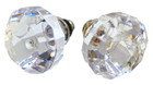 Clear Diamond Door Knob Pulls Crystal Clear Diamond Cut Cabinet Knob Set of 2