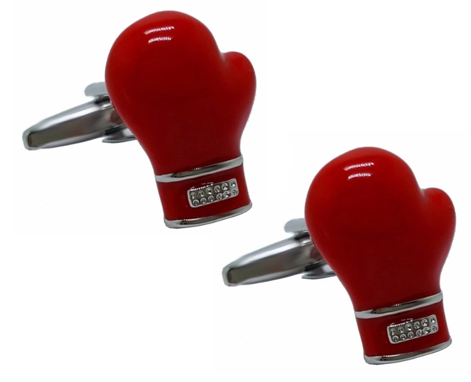 Guante de Boxeo Rojo Diseño Deportivo Fitness Hombre Regalo Gemelos por GEMELOS DIRECTOS Foto 2 de 4