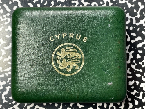 5x Kursmünzensatz Zypern 1955 Lot#A9899 mit Etui - Bild 3 von 4