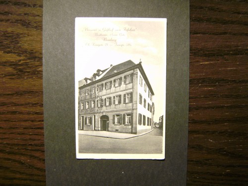 Bamberg, Brauerei u. Gasthof zum "Fäßchen", Inh. Anna Lutz, nicht gelaufen (907)