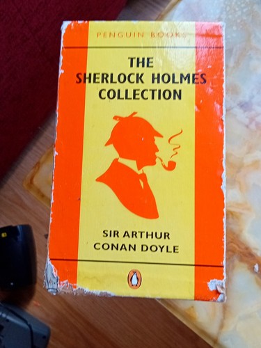 DIE SHERLOCK HOLMES SAMMLUNG PINGUIN BUCH SET SIR ARTHER CONAN DOYLE