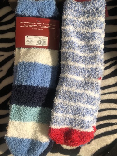 Lot Of 4 Pks M/L Kids Size 2-5 Two-pk Hanukkah Cozy Crew Socks/Other Nwt Unisex - Picture 4 of 4