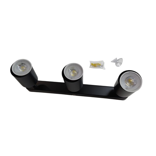 3 Way LED Spot Ceiling Light Rotable GU10 5W White Spotlights Wall Lamp UK - Picture 10 of 11