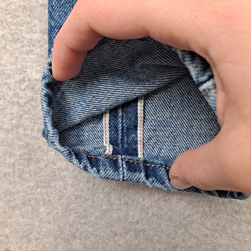 Levis Premium 501 S Jeans Men 28x29 Blue White Oak Cone Denim Pant Selvedge - Picture 3 of 10