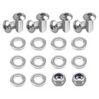 For Yamaha Banshee 350 Front and Rear Bumper Bolts Screws Washers Kit 1987-2006