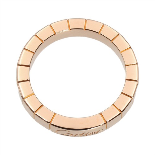 Cartier 18K Rose Gold Lanieres Band Ring US5 EU49 Women Excellent G2163 - Picture 5 of 6