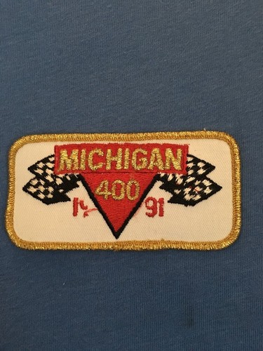 1991 MICHIGAN 400 Racing Uniform Patch NASCAR MIS Dale Jarrett Davey Allison  - Picture 2 of 5