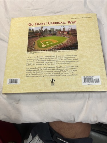 St Louis Cardinal Yesterday And Today Hardback Book - Picture 2 of 5