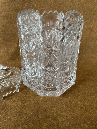Hofbauer Byrdes Keksfass Glas & Deckel Vogel Finish Vintage Kristall Deutschland - Bild 18 von 24
