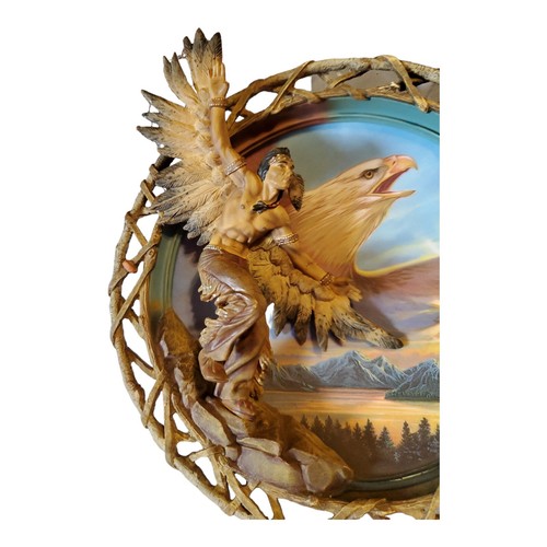 1999 Native American Tribal Spirit Guide Plate Issue Dance of the Majestic - Picture 4 of 7