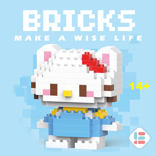 BRICKS Cute Mini Nano Blocks Cartoon Series Present Gift Decoration Deco Block - 第 19/30 張圖片