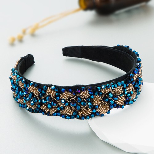 Accessories Hair Headband Ornaments Fashion Headband Baroque Retro Hair Diamond - Picture 9 of 10