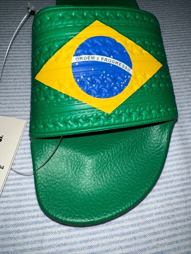 Originals ADIDAS BRAZIL ADILETTE [D65794] Endrick Rodrygo Vinicius Sandals 🇧🇷 - Picture 7 of 16
