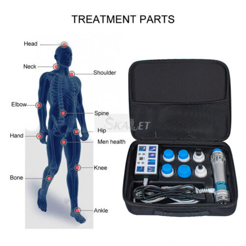 Tragbares heilendes Stoßwellentherapie-Massagegerät totale Schmerzlinderung Behandlungsgerät - Bild 4 von 7