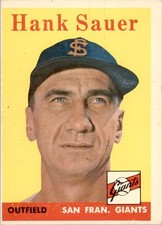 1958 Topps 378 Hank Sauer VG-EX #D226763
