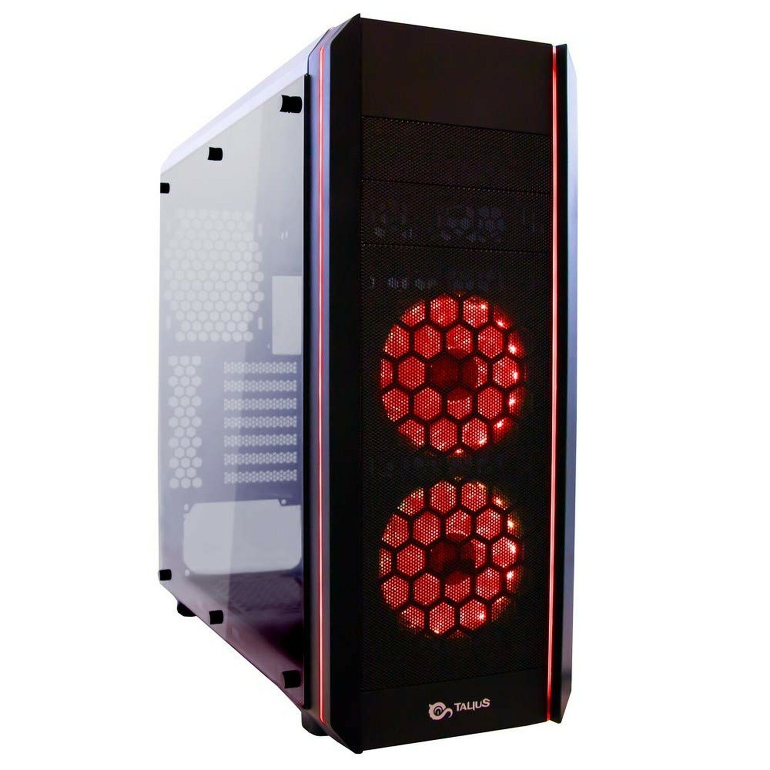 TALIUS Daemon – ATX Gaming Case – Tempered Glass – 2 X USB 3.0 – USB 2.0 – No... TALIUS Daemon – ATX Gaming Case – Tempered Glass – 2 X USB 3.0 – USB 2.0 – No...