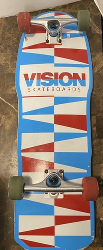 Vision Complete 31” Skateboard Deck Trucks Wheels Multi Color - Picture 11 of 11