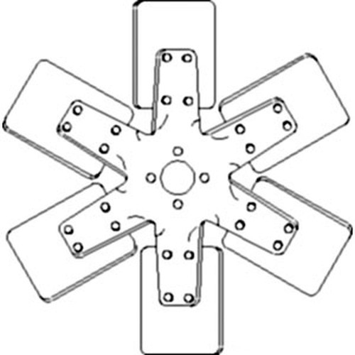 Cooling Fan - 6 Blade Fits Massey Ferguson TO20 TO30 TO35 35 50 150 181522M91