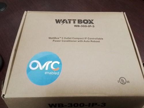 WattBox WB-300-IP-3 IP Power Conditioner