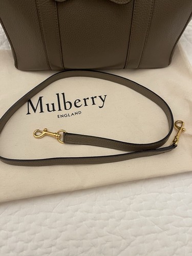 Mulberry Zipped Bayswater Leather Bag - Clay - Picture 15 of 15